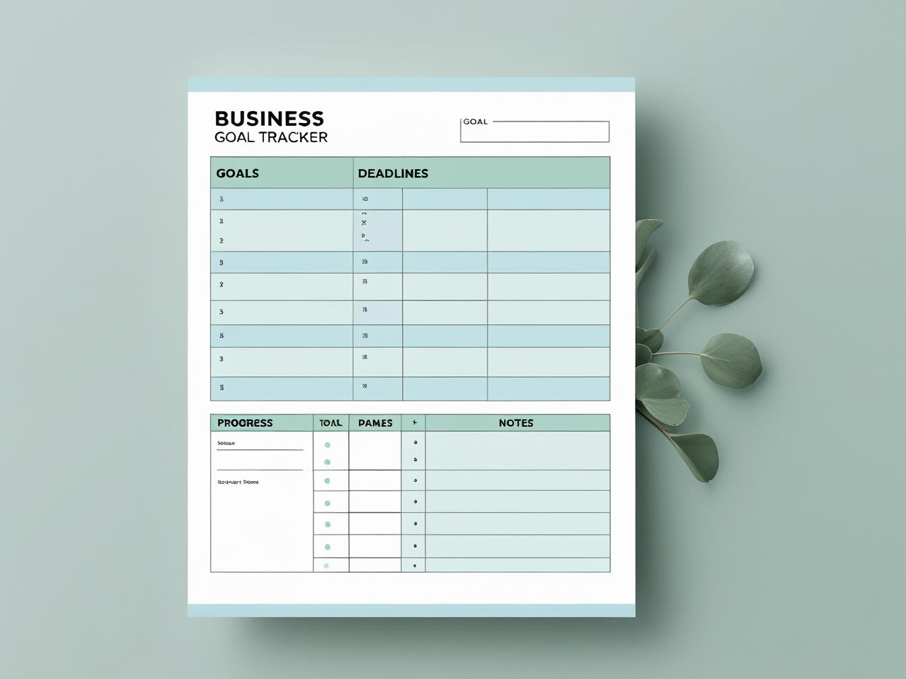 Business Goal Tracker