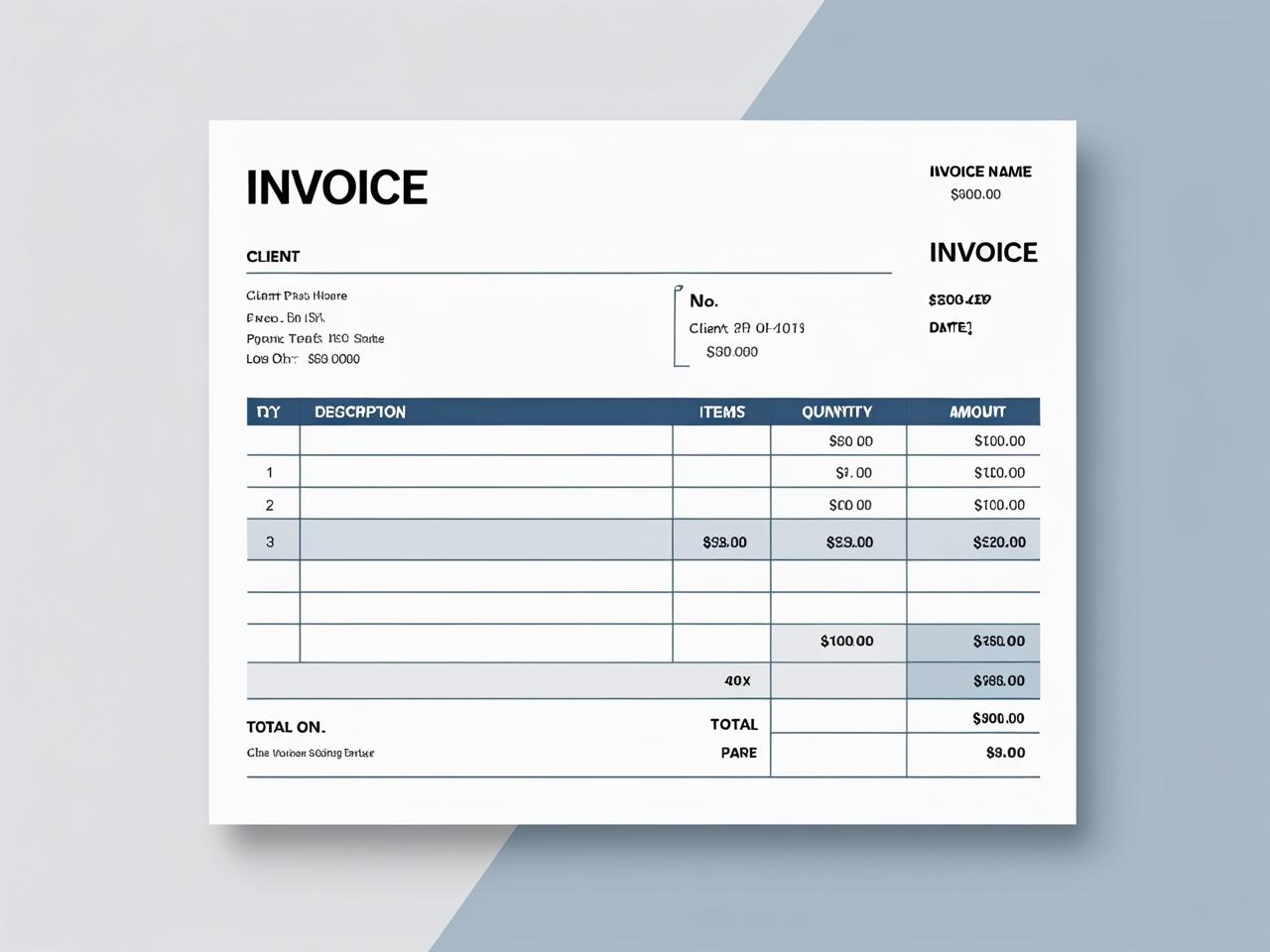 Invoice Generator Template