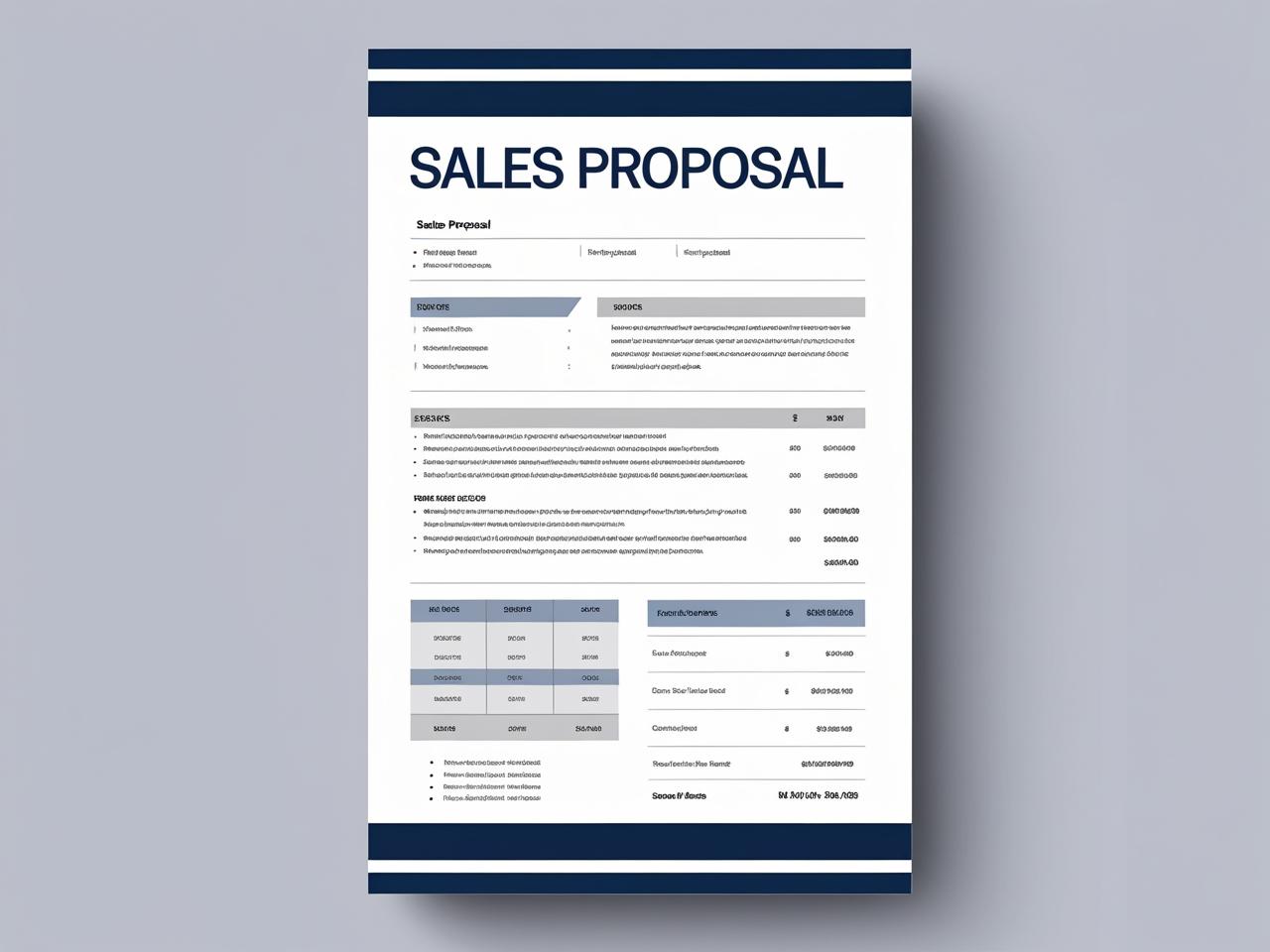 Sales Proposal Template