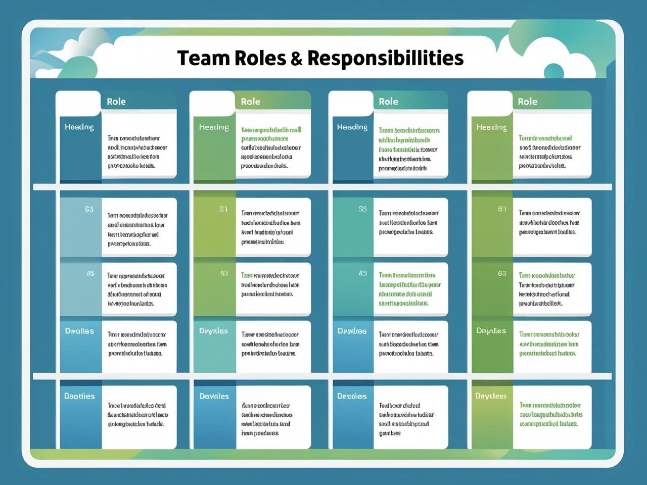 Team Roles & Responsibilities Matrix